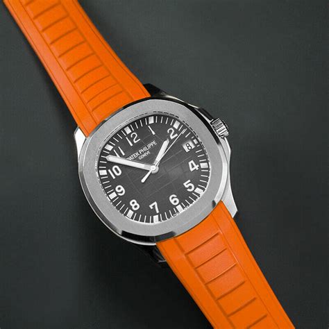 patek philippe aquanaut 5167a watch|5167a with orange strap.